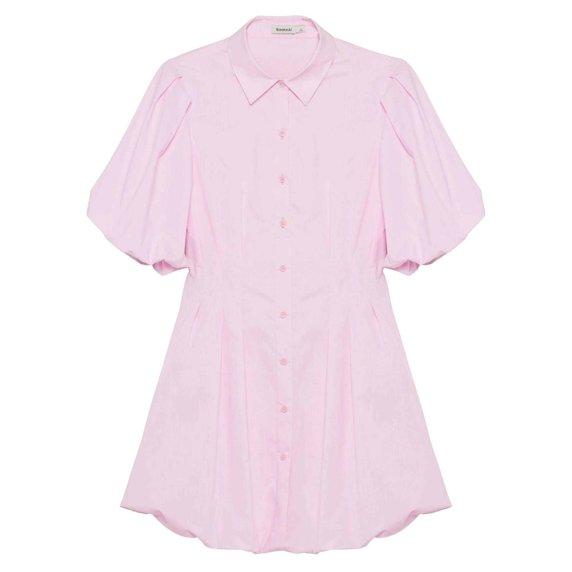 Cleo Balloon Sleeve Pintuck Mini Dres