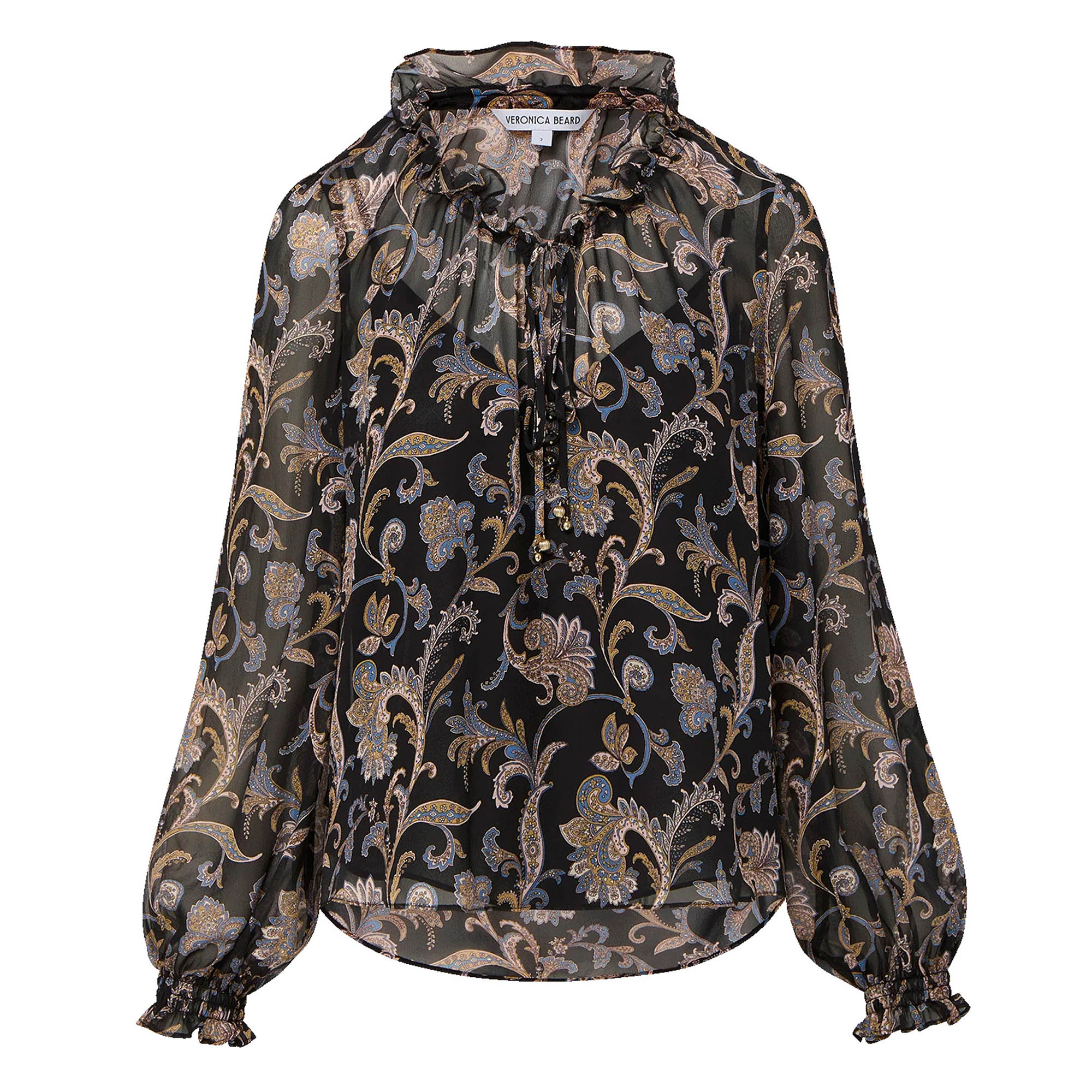 Hickory Long Sleeve Paisley Blouse