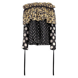 Polka Dot Satin Top