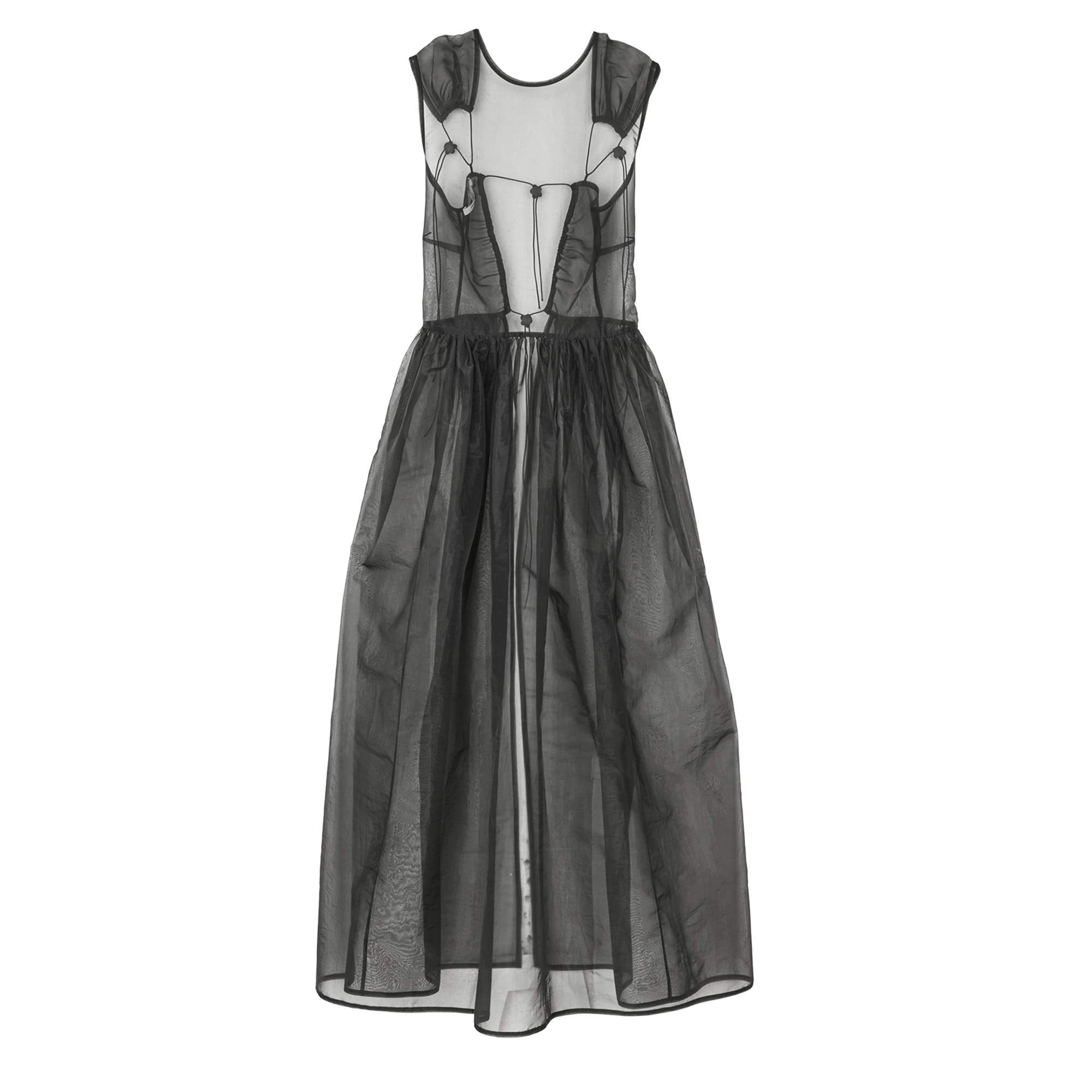 Camilla Sleeveless Overlay In Liquid Myrtia