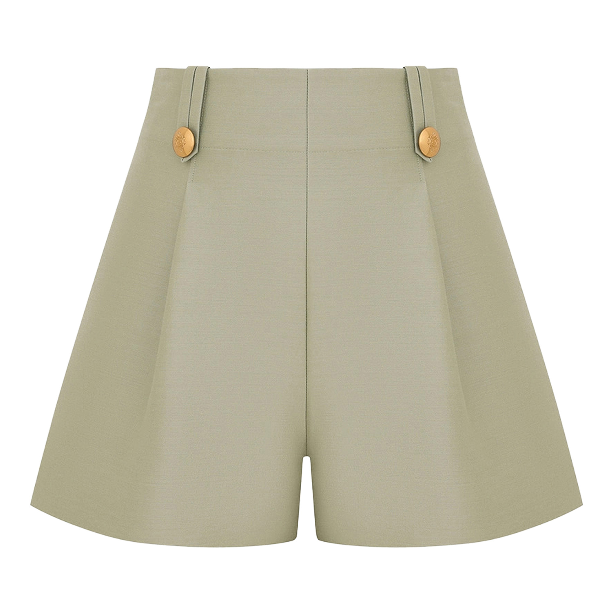 Luna Wool-Silk Tailored Short