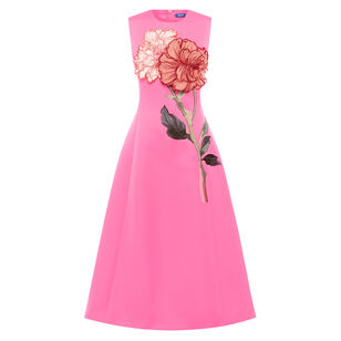 Cleo Applique Sleeveless Midi Dress