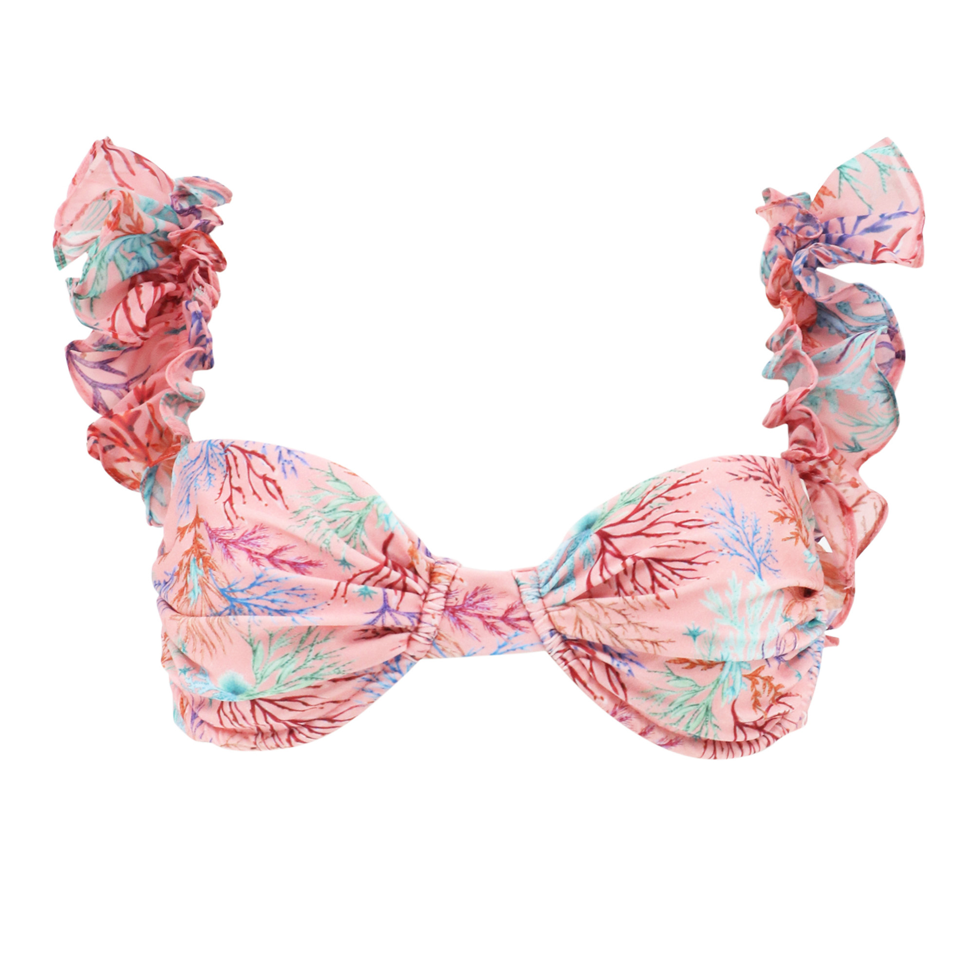 Seaweed Flutter Sleeve Bikini Top