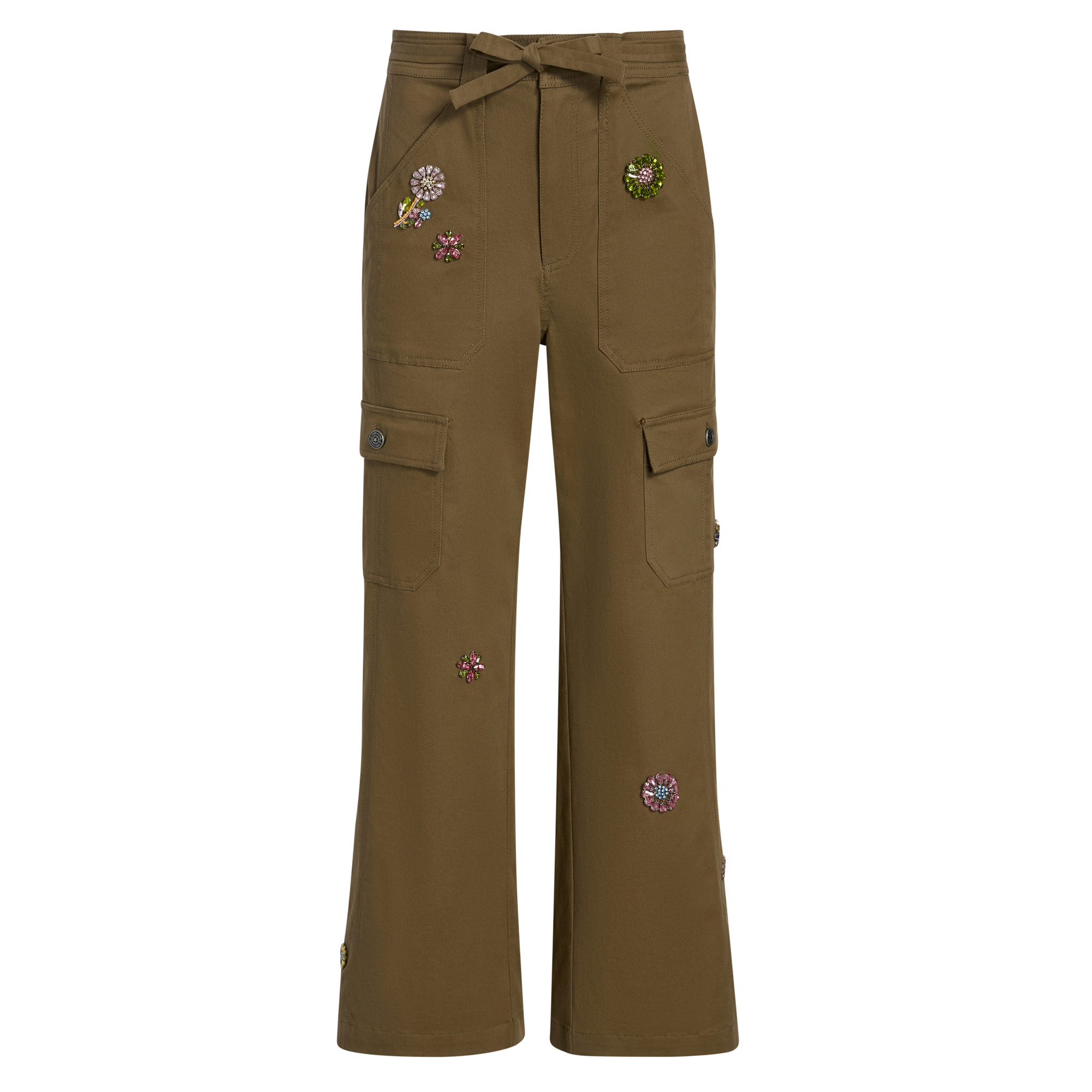 Retro Love Michelle Embellished Wide-Leg Pant